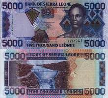 *5000 Leones Sierra Leone 2002, P27a UNC - Kliknutím na obrázok zatvorte -